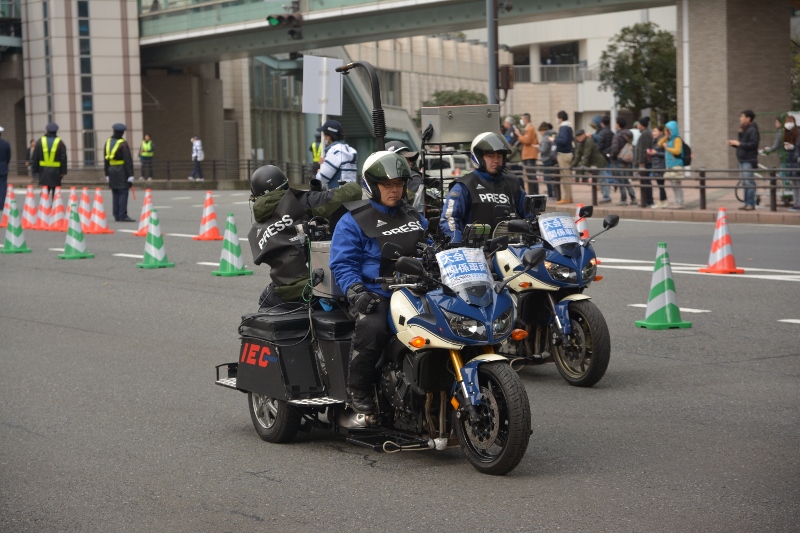 【2016横浜マラソン】でカメラバイク（トライク）を担当しました。